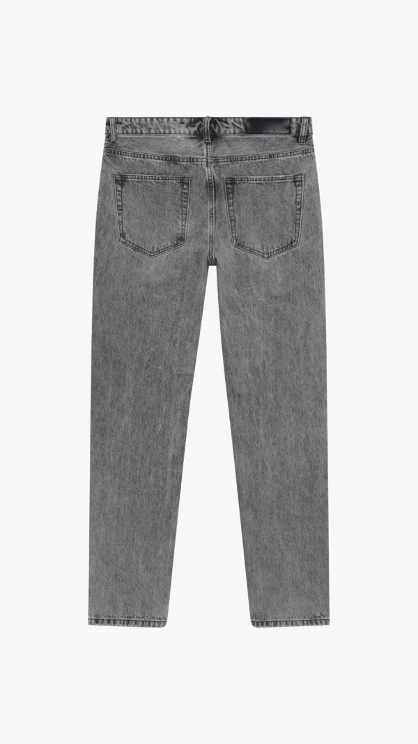 Essential Straight Leg Jeans - Washed Grey - Image 2