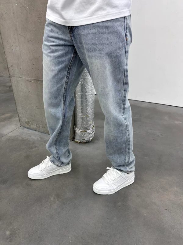 Essential Straight Leg Jeans - Blue - Image 5