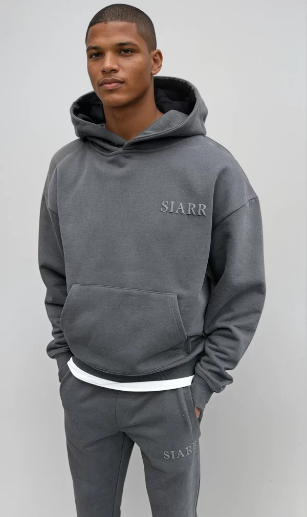 Puff Hoodie - Charcoal - Image 3