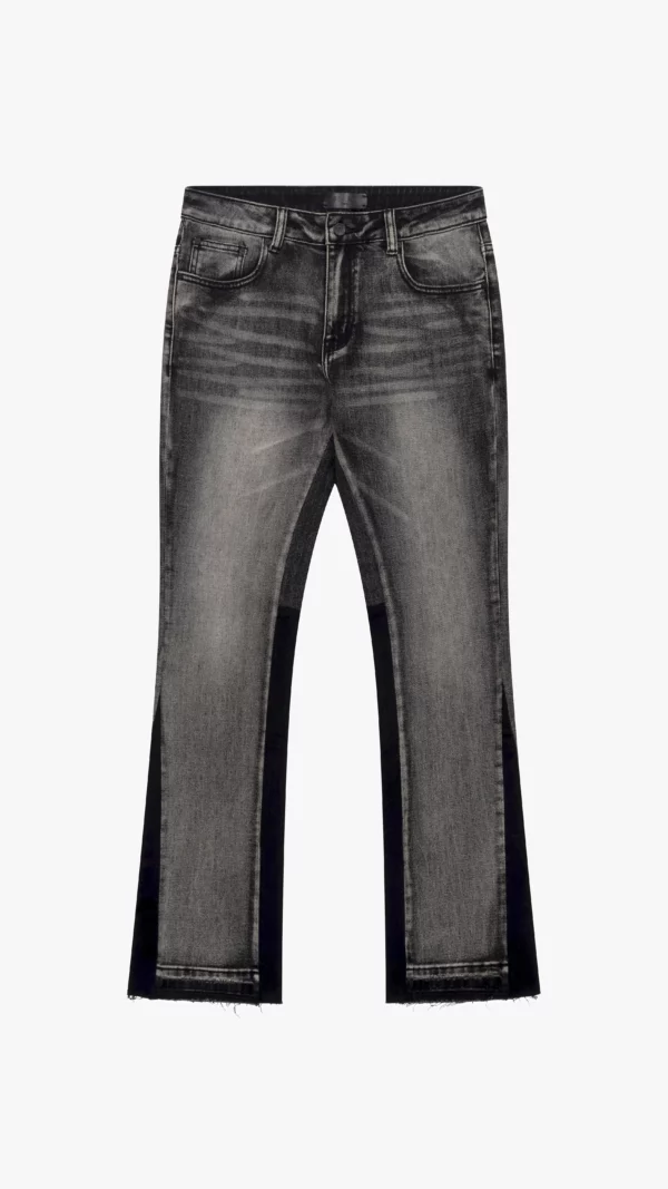 Flared Jeans - Dark Grey