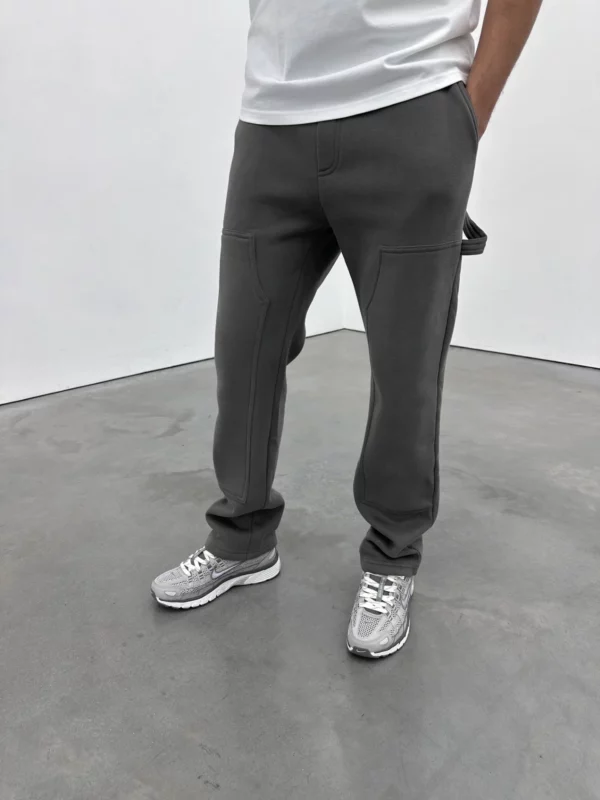 Essential Carpenter Joggers - Dark Grey - Image 4