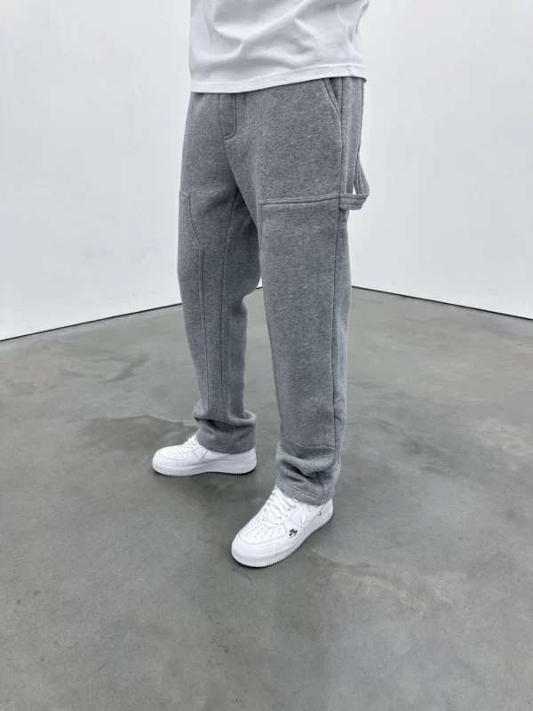 Essential Carpenter Joggers - Light Grey - Image 6