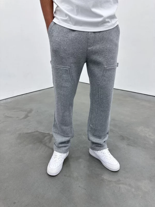 Essential Carpenter Joggers - Light Grey - Image 4