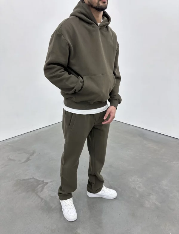Essential Hoodie - Khaki - Image 4