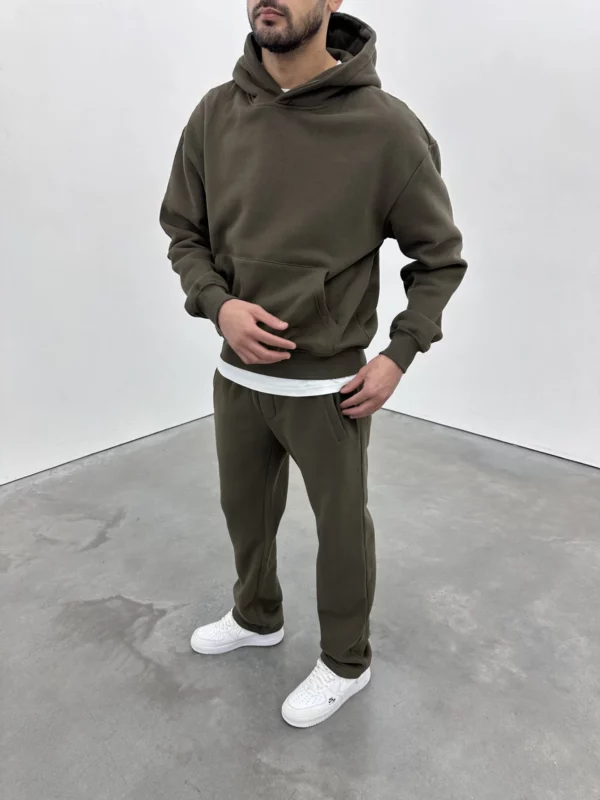 Essential Hoodie - Khaki - Image 3