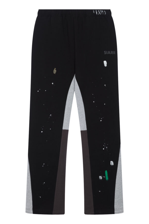 Flared Jogger - Black Paint