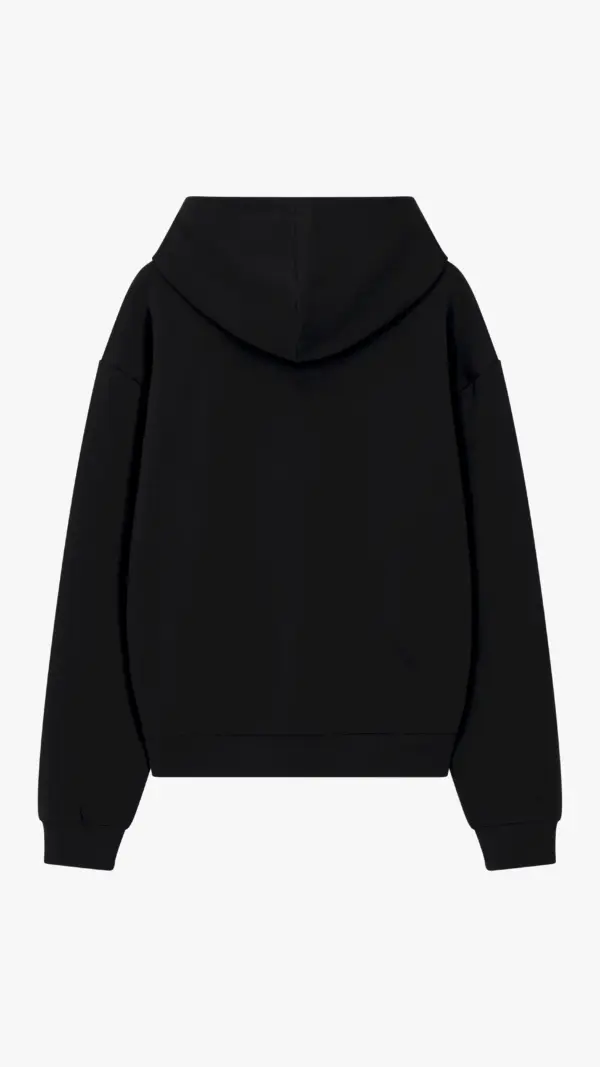 Essential Luxe Hoodie - Black - Image 2