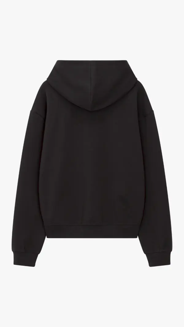 Essential Luxe Hoodie - Charcoal - Image 2