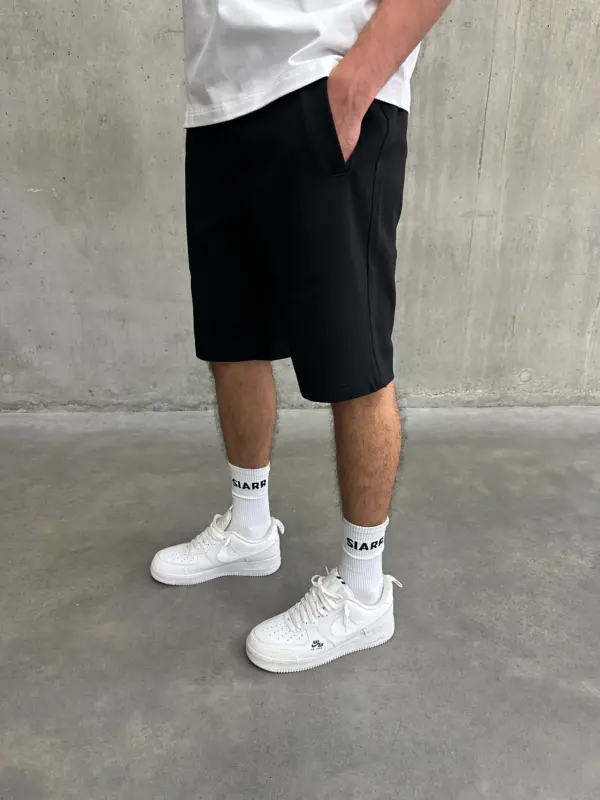 Essential Luxe Shorts - Black - Image 2