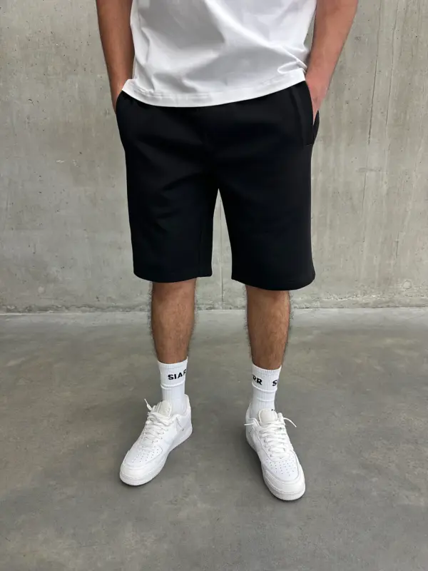 Essential Luxe Shorts - Black - Image 3