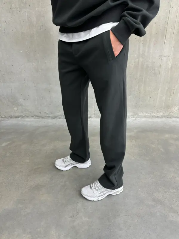Essential Luxe Joggers - Charcoal - Image 3