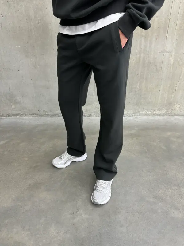 Essential Luxe Joggers - Charcoal - Image 2