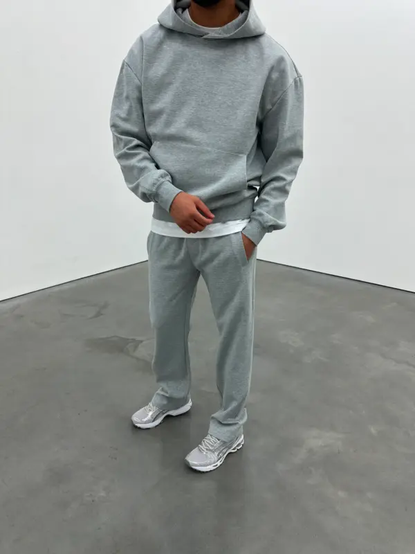 Essential Luxe Hoodie - Light Grey - Image 8