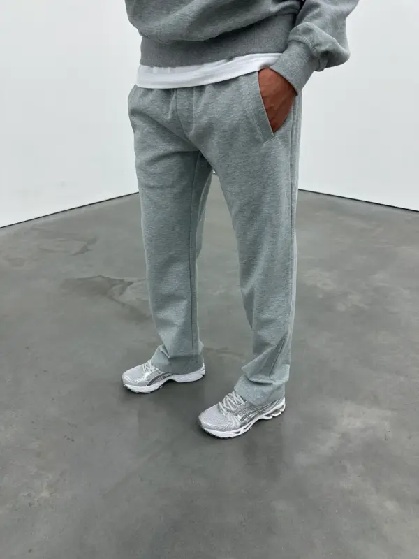 Essential Luxe Joggers - Light Grey - Image 2
