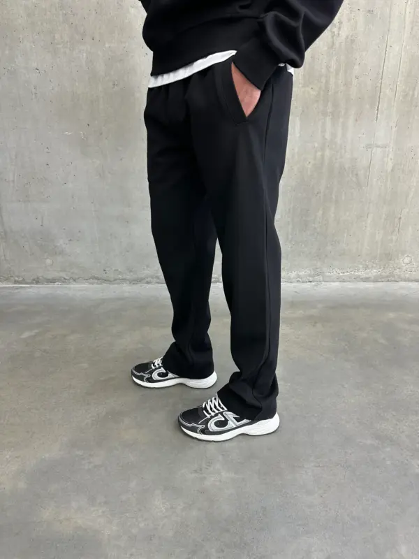 Essential Luxe Joggers - Black - Image 2