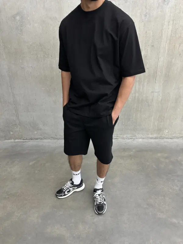 Essential Tee - Black - Image 4