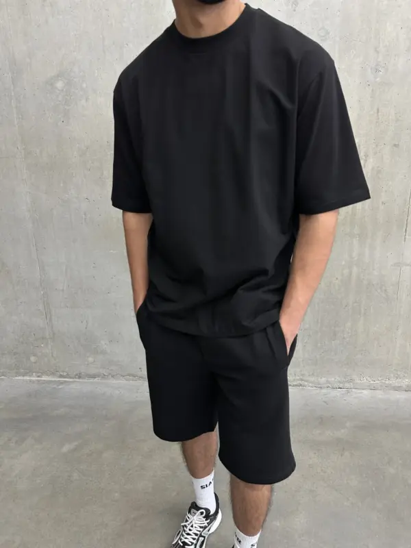 Essential Tee - Black - Image 3