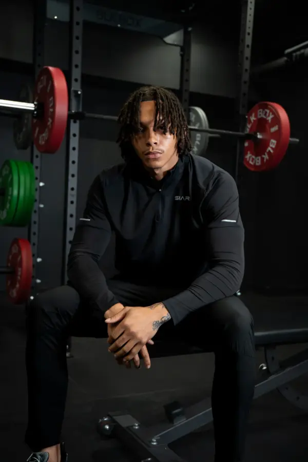 Performance 1/4 Zip - Black - Image 7