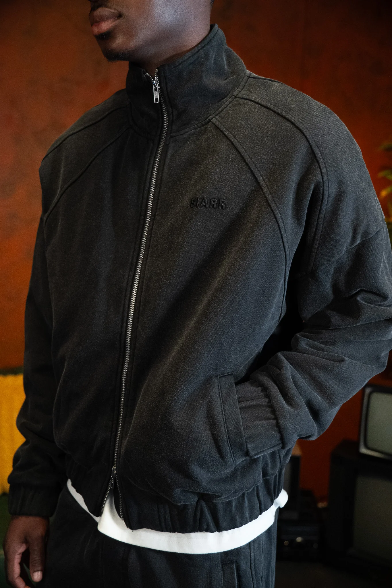 Quilted Bomber Jacket - Image 6