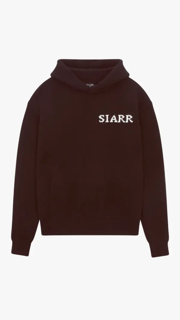 Knit Hoodie - Brown