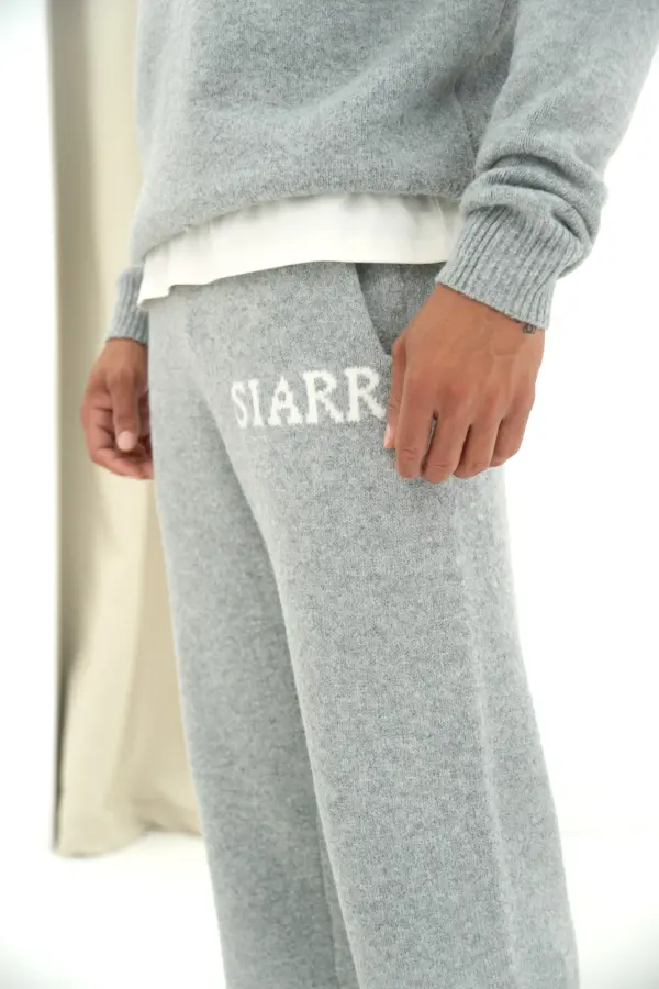 Knit Joggers - Grey - Image 3