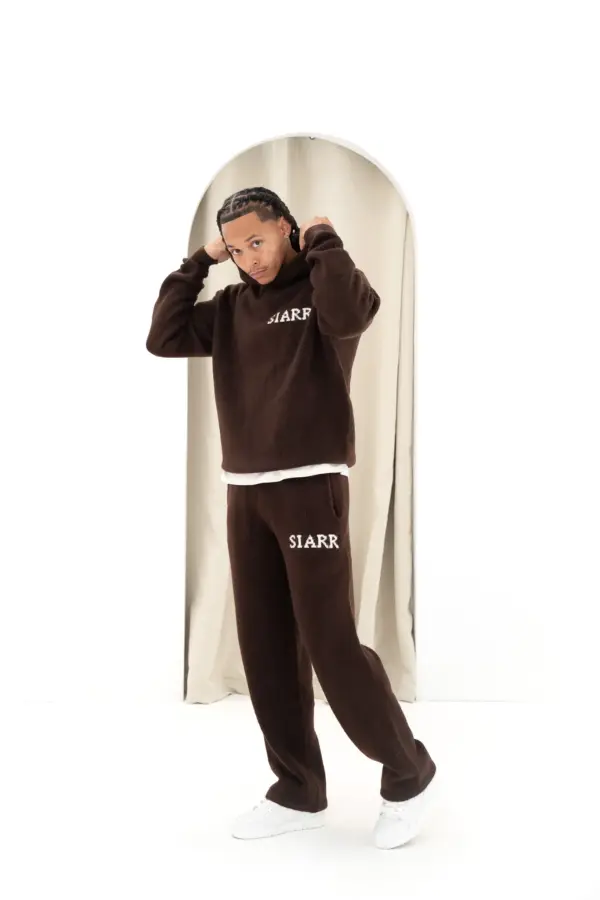 Knit Hoodie - Brown - Image 3