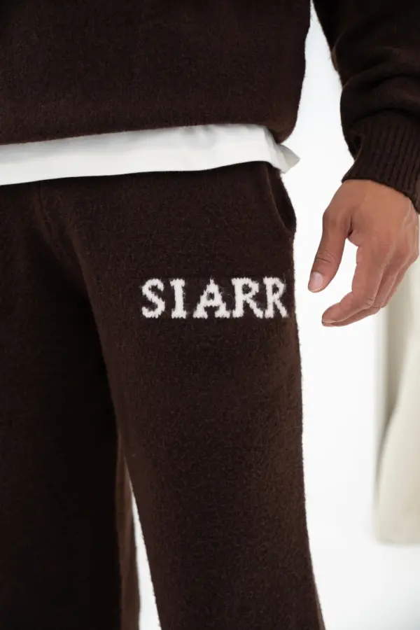 Knit Joggers - Brown - Image 3