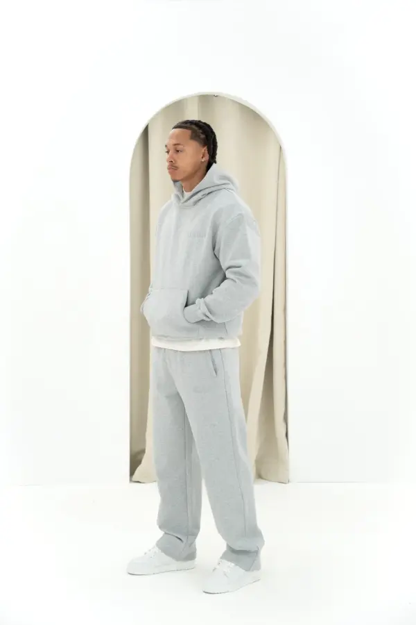 Puff Hoodie - Grey - Image 3