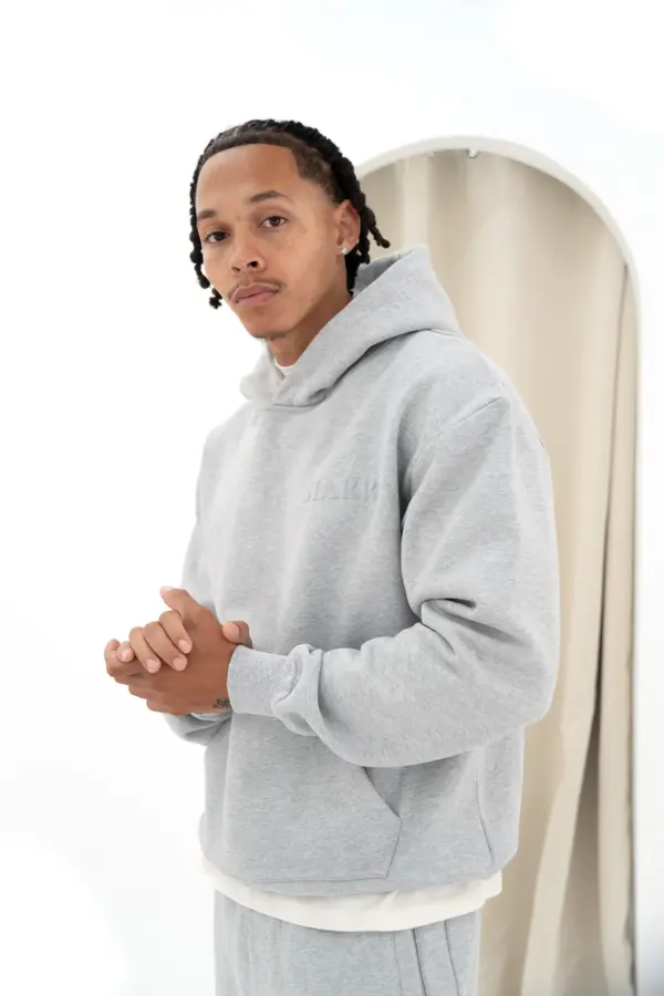 Puff Hoodie - Grey - Image 5
