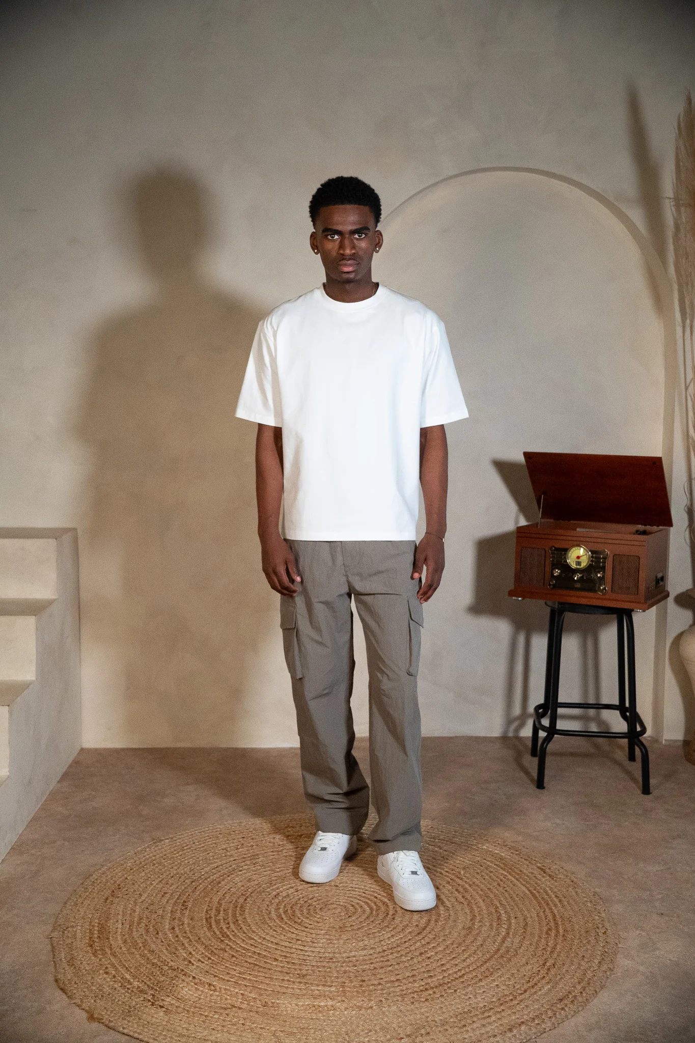 Essential Parachute Cargo Pants - Olive - Image 8