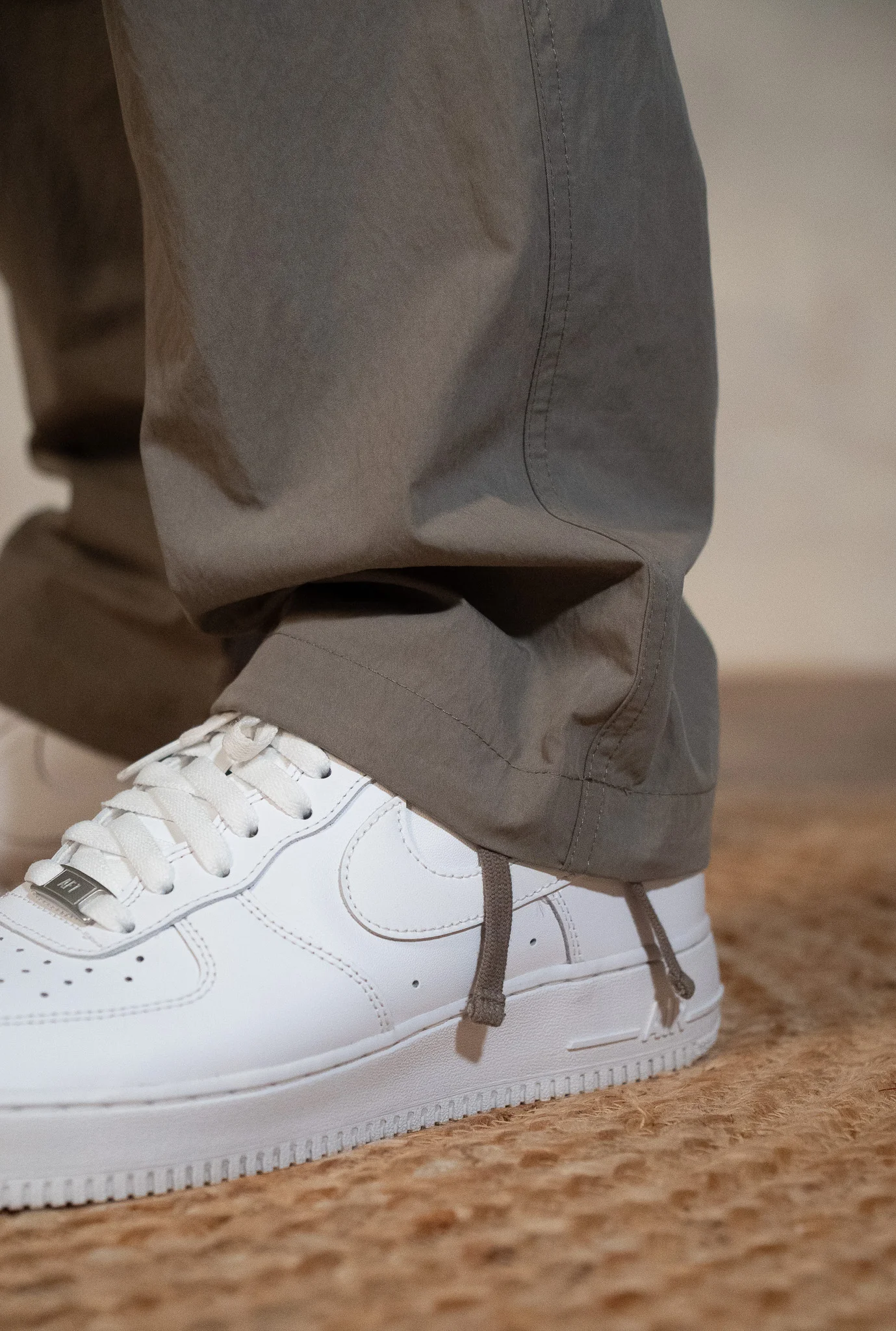 Essential Parachute Cargo Pants - Olive - Image 7