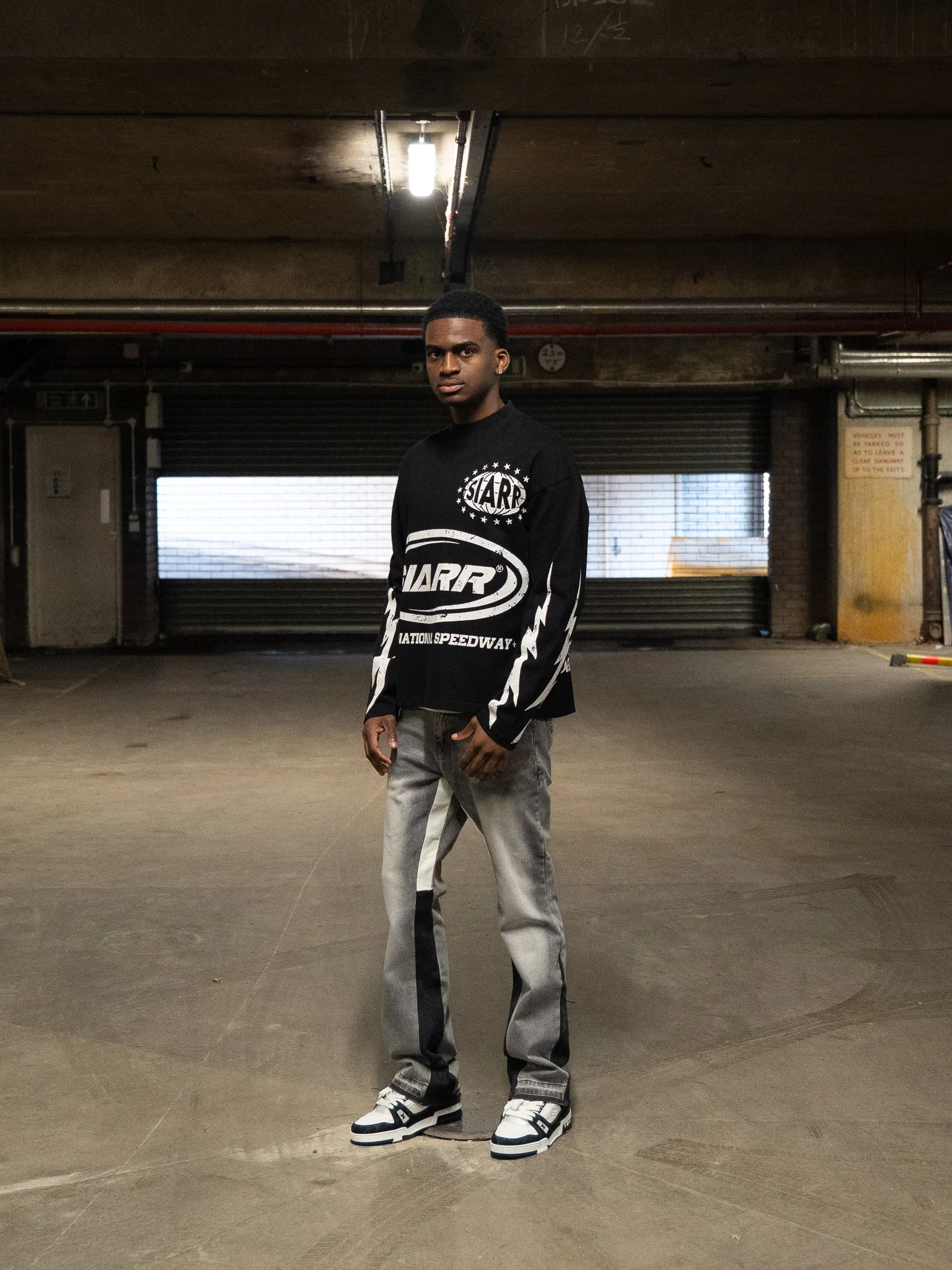 Speedway L/S Tee - Black - Image 3