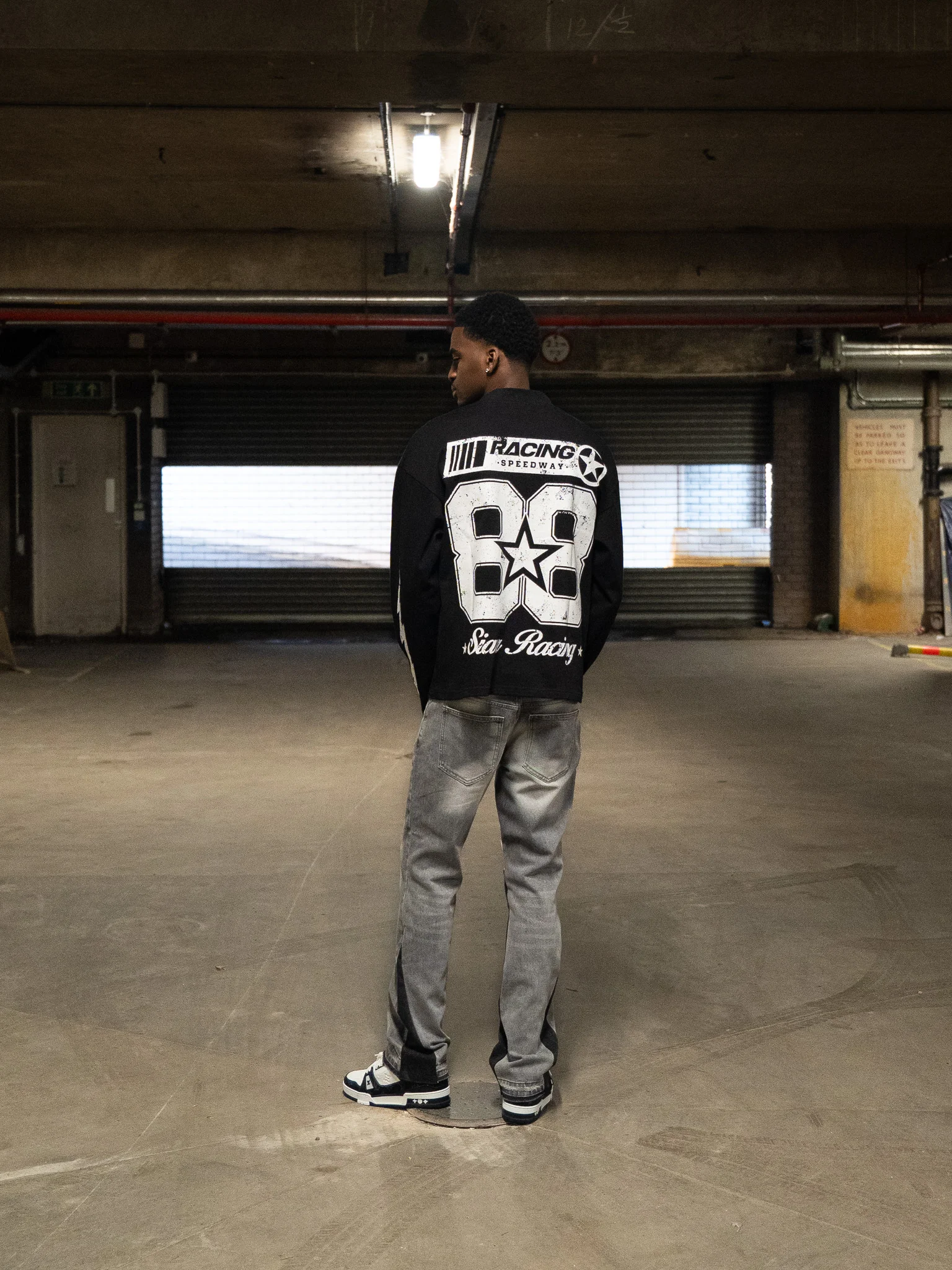 Speedway L/S Tee - Black - Image 4