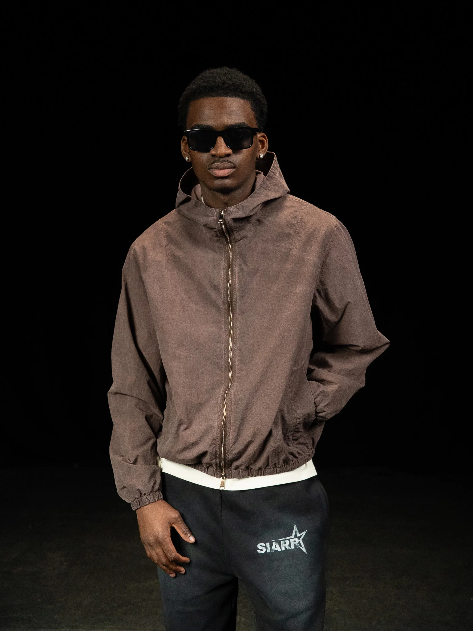 Cold Wash Windbreaker - Deep Red - Image 6