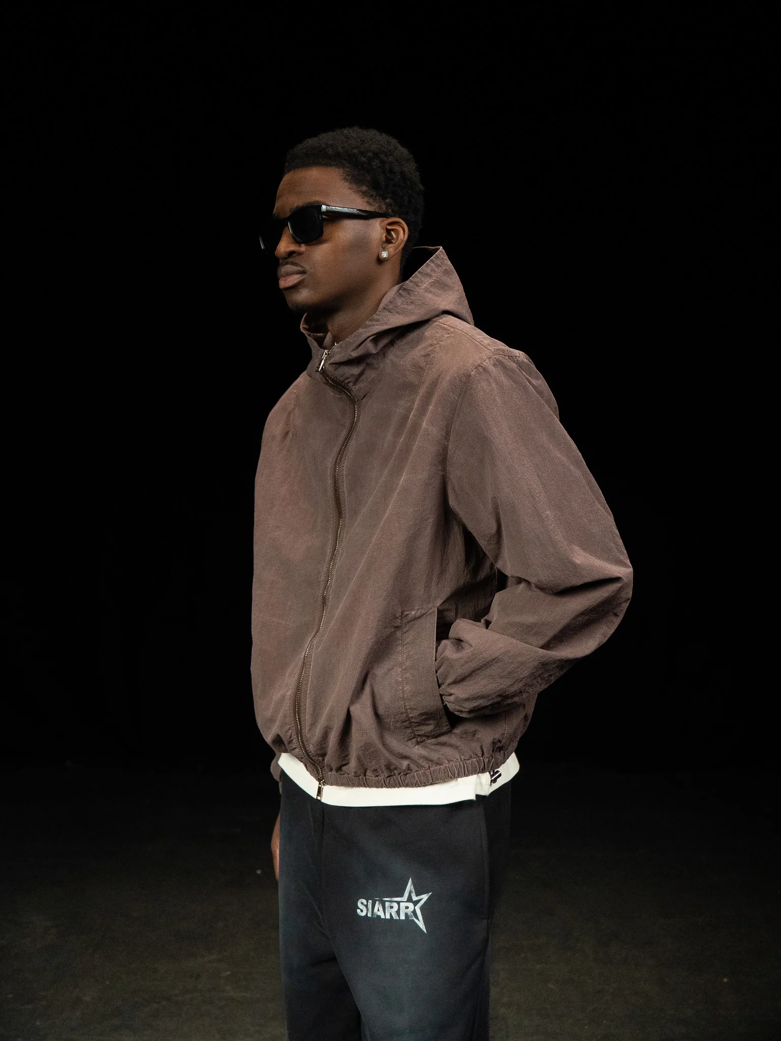 Cold Wash Windbreaker - Deep Red - Image 7