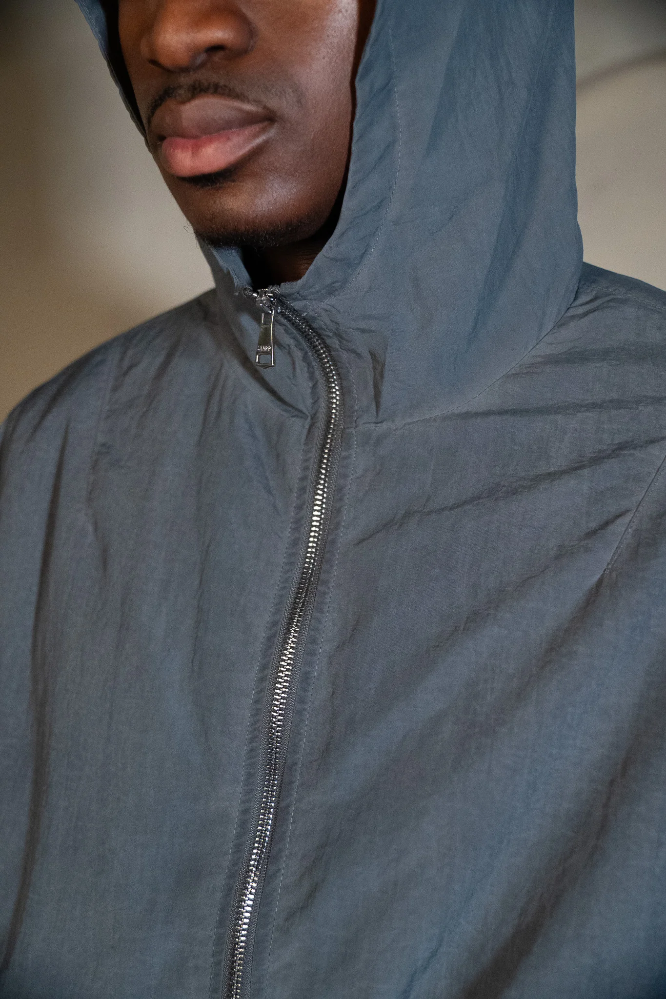 Cold Wash Windbreaker - Blue/Grey - Image 7
