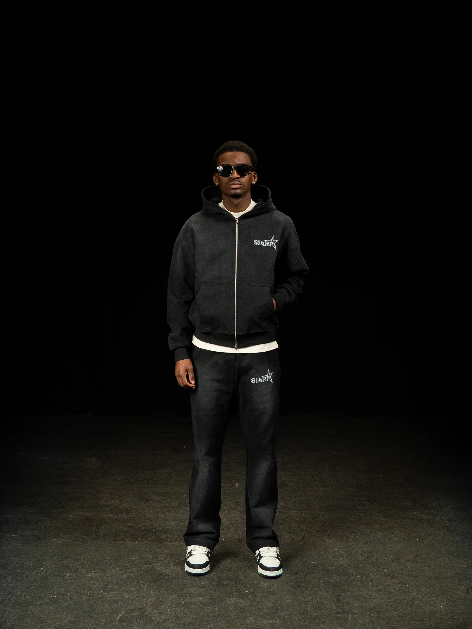 Sun Fade Hoodie - Black - Image 3