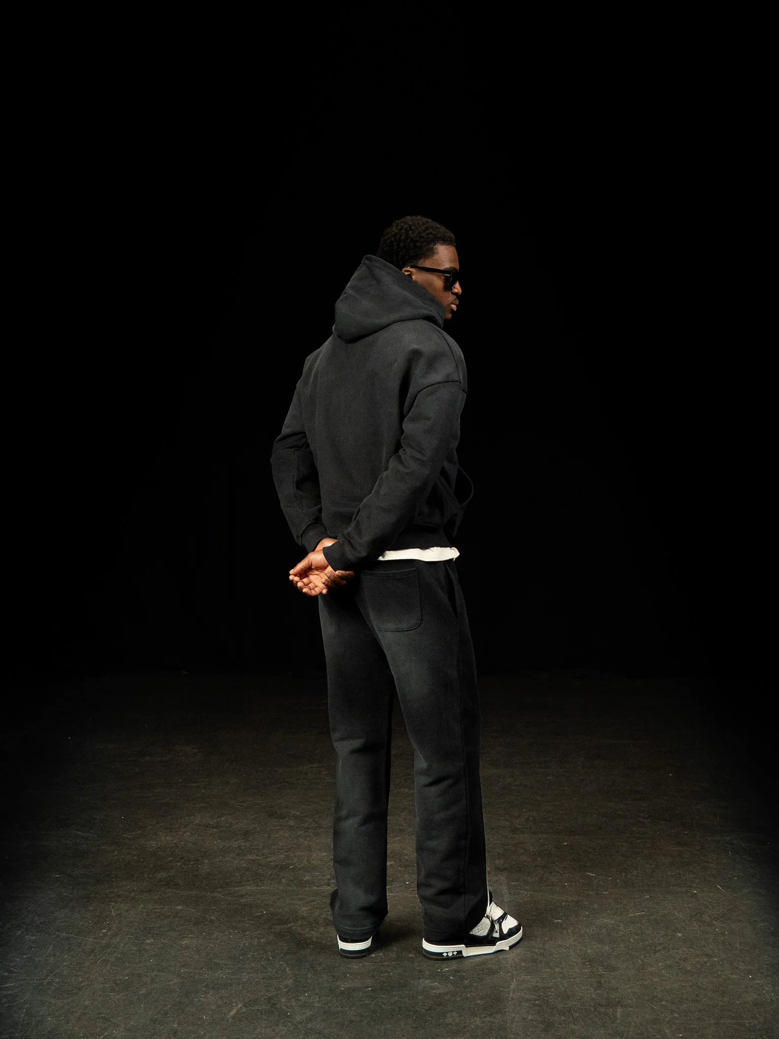Sun Fade Hoodie - Black - Image 5