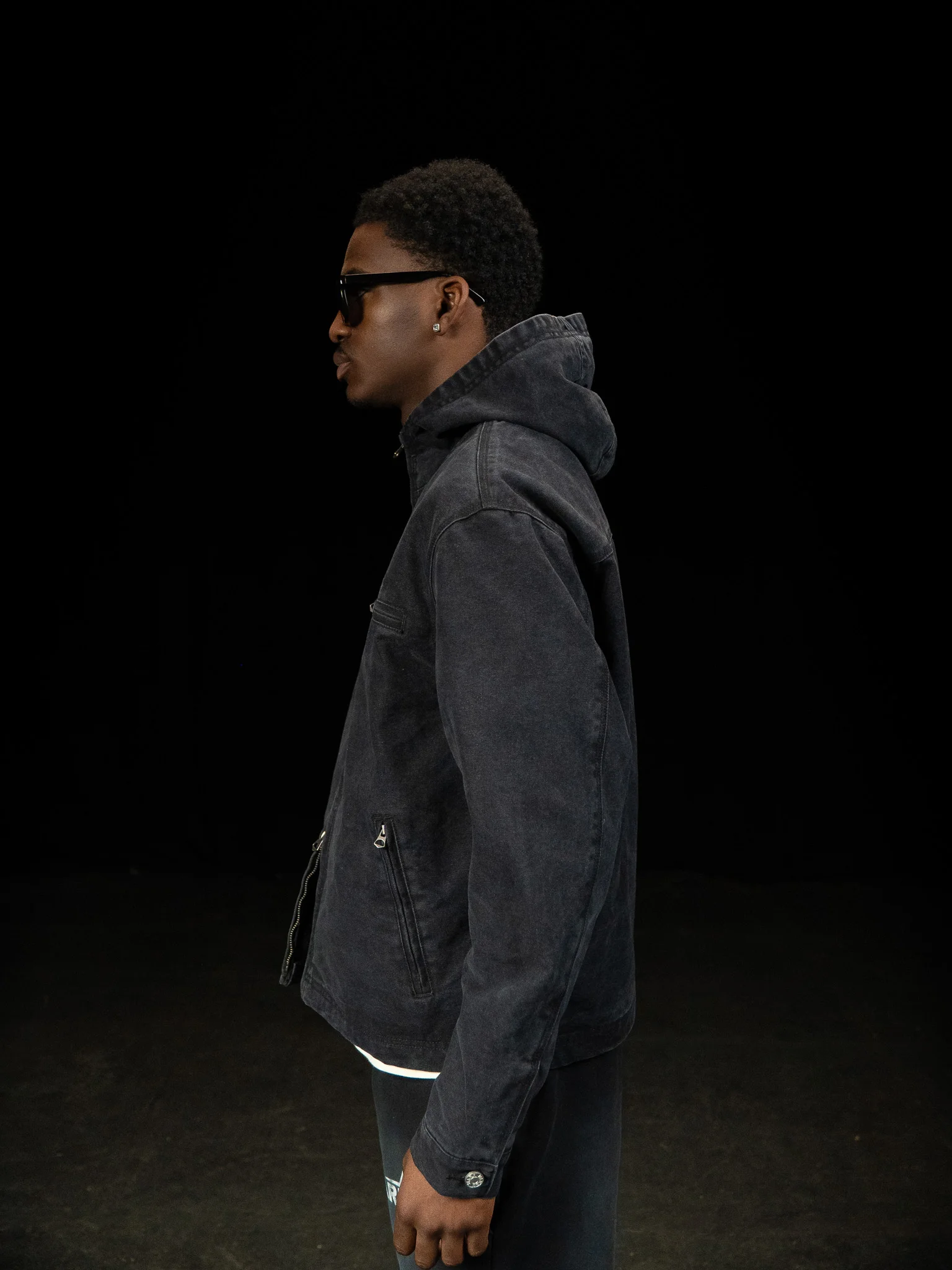 Denim Hooded Jacket - Image 8