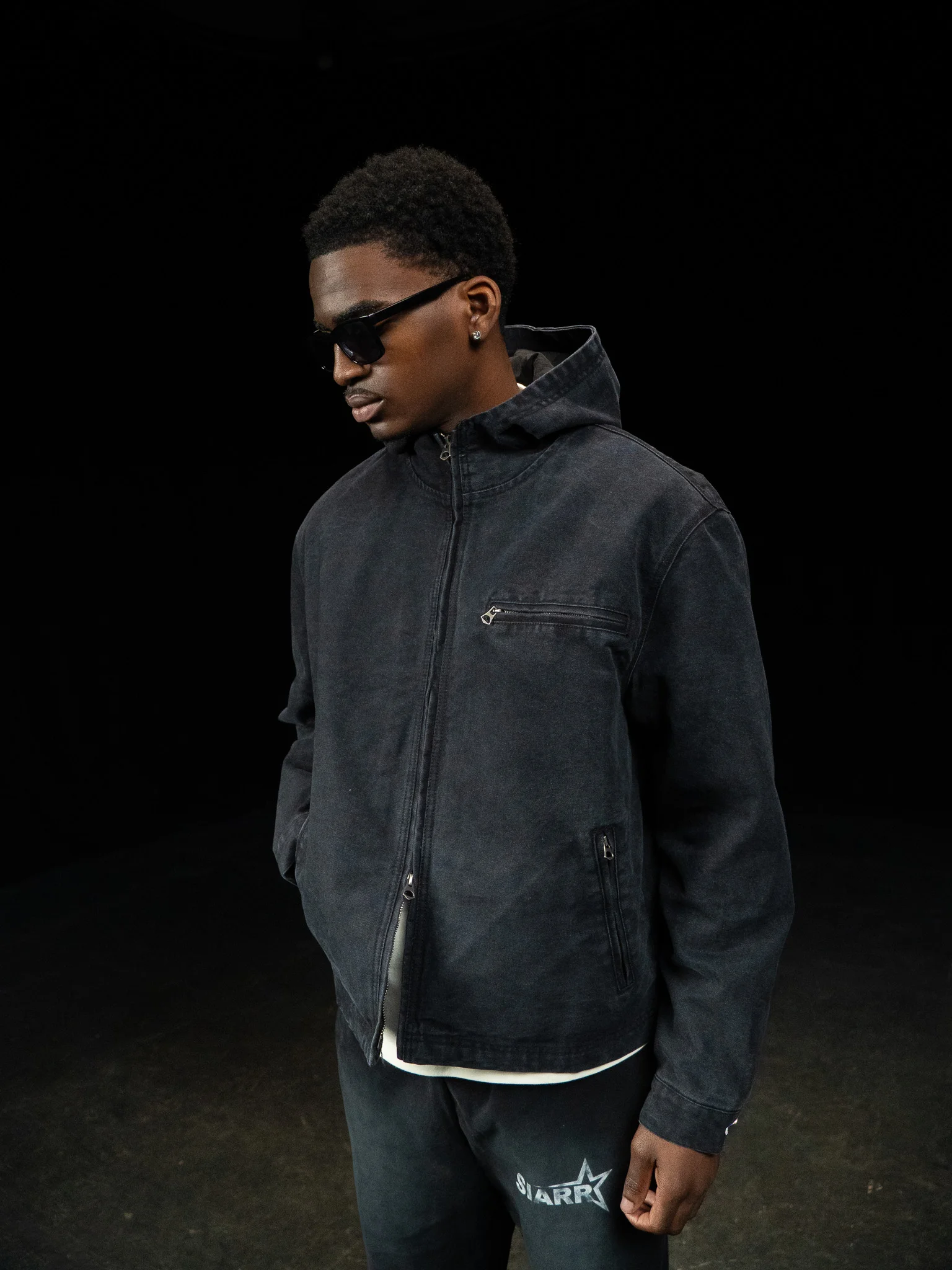 Denim Hooded Jacket - Image 7