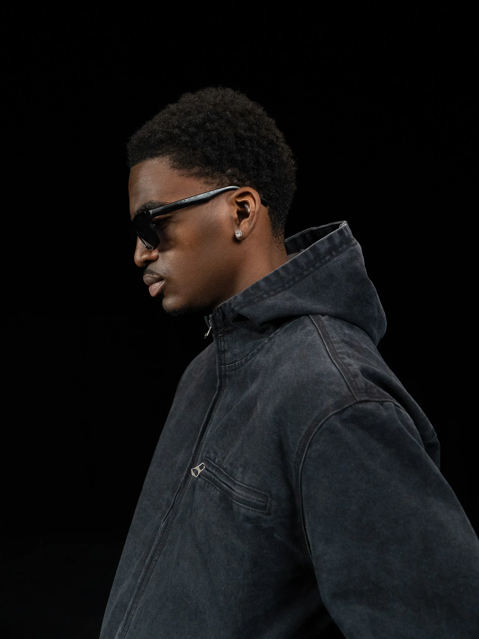 Denim Hooded Jacket - Image 9