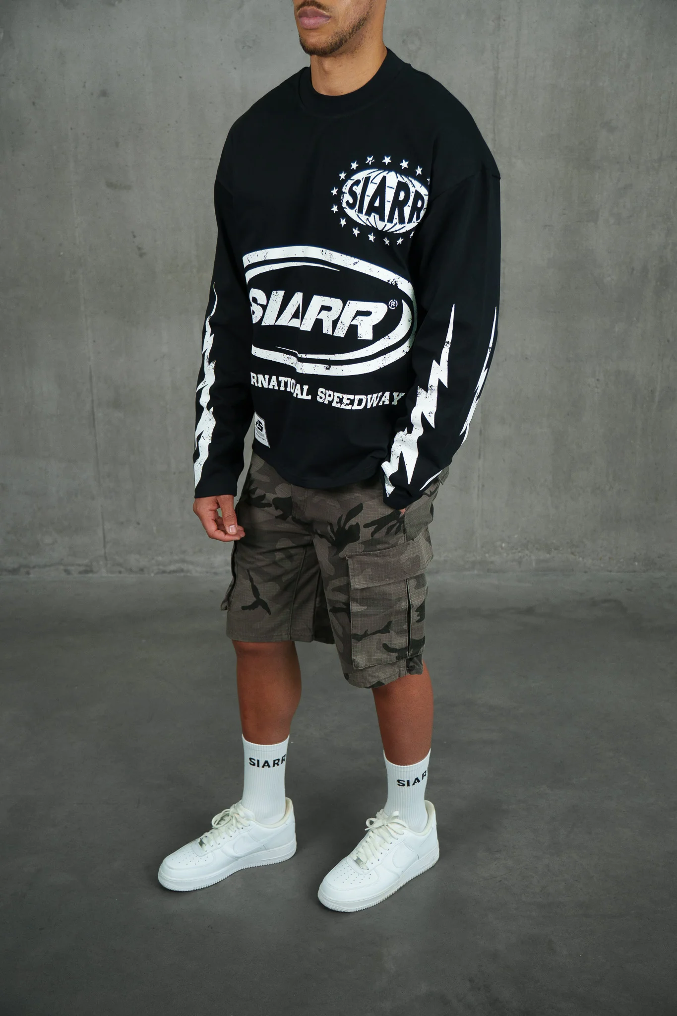 Camo Shorts - Black - Image 6